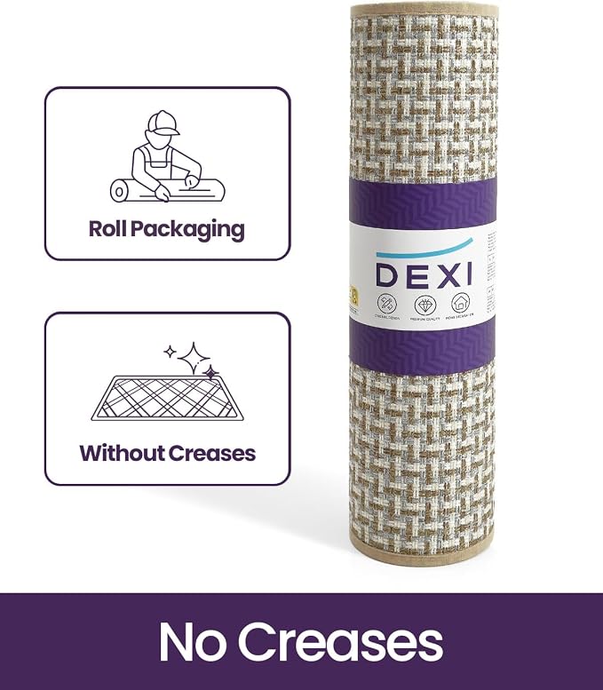 DEXI Ultra Thin Door Mat Indoor Entrance 17x30, Non Slip Rubber Backed Entryway - Image 9