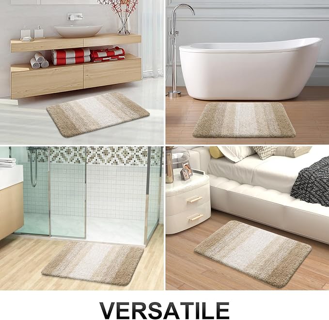 OLANLY Bathroom Runner Rugs Mat 47x20, Extra Soft Absorbent Microfiber Bath Rugs - Image 6