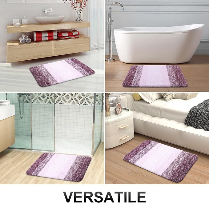 OLANLY Bathroom Runner Rugs Mat 47x17, Extra Soft Absorbent Microfiber Bath Rugs - Image 6