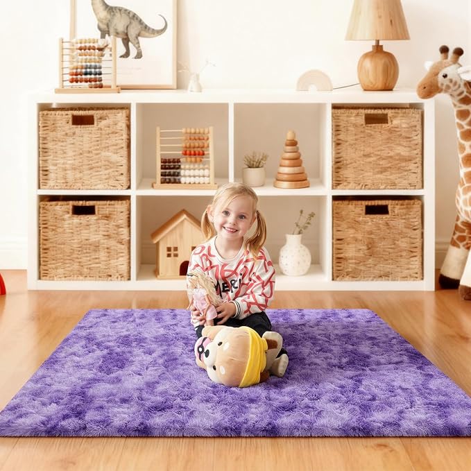 4x6 Rugs for Bedroom, Fluffy Area Rugs for Living Room, Small Fuzzy Shag Soft - Image 6
