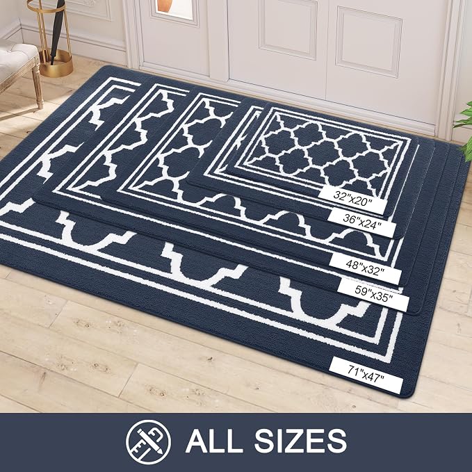 Buganda Runner Indoor Door Mat, Dirt-Resistant and Absorbent Doormat, Low - Image 7