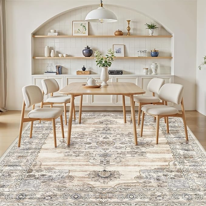 Washable 10x14 Area Rug for Living Room - Image 8