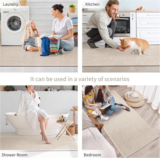 YDKGL Kitchen mats for Floor Water and Oil Absorbent Runner Rugs for Kitchen - Image 8
