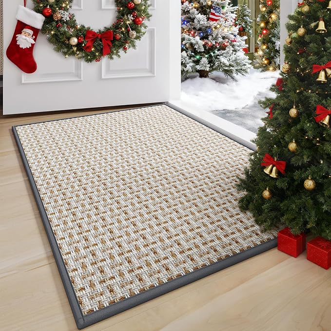 Door Mat 17"x30", Door Mat Indoor Entrance Dirt Resistant and Absorbent - Image 9