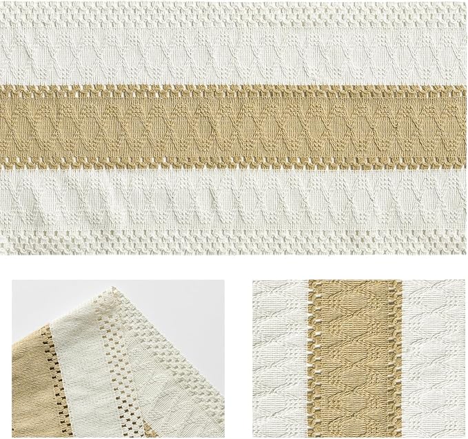Artoid Mode Burlap Brown Farmhouse Rustic Table Runner 12x120 Inch | Seasonal - Image 6