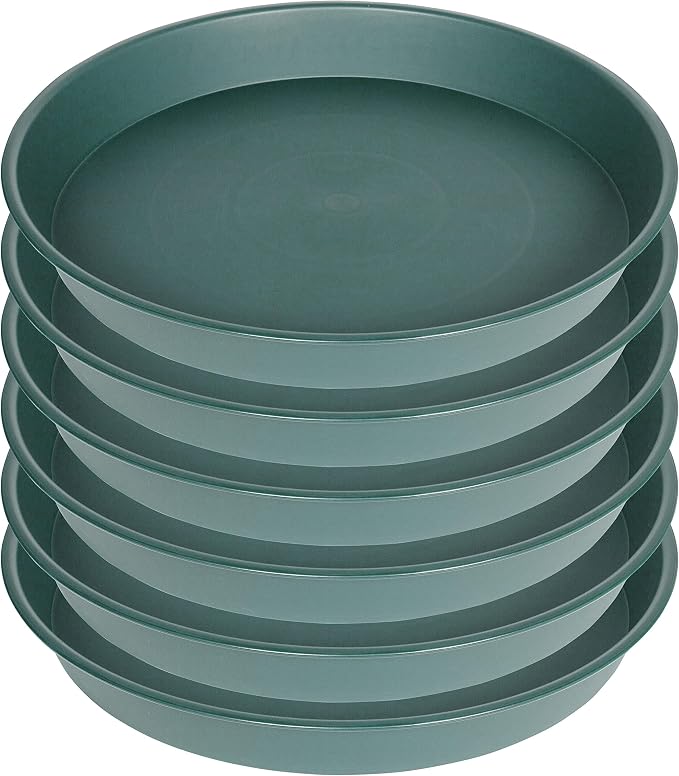2 Pack of 10 inch Plant Saucer Gray, Heavy Duty Plastic Plant Saucer 10 inch - Image 8