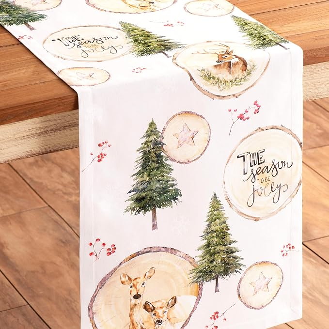 Maison d' Hermine Table Runner 100% Cotton 14.50" x 72" | Table Runners 72 - Image 9