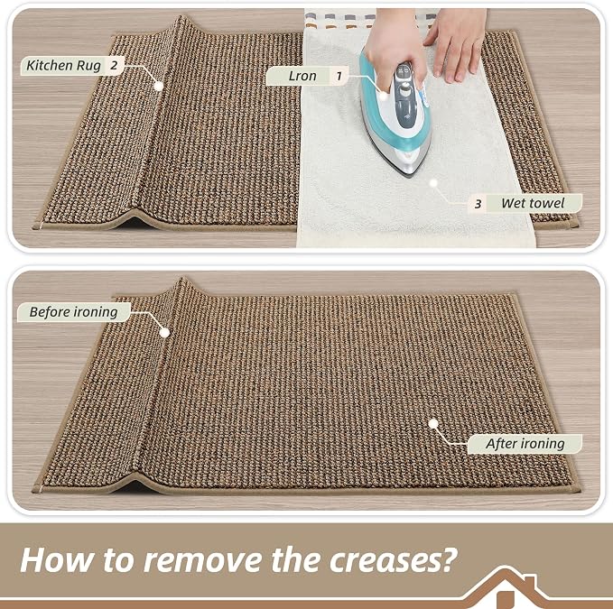 BEQHAUSE Kitchen Runner Rugs 20"x48", Non-Slip Kitchen Mats - Image 9
