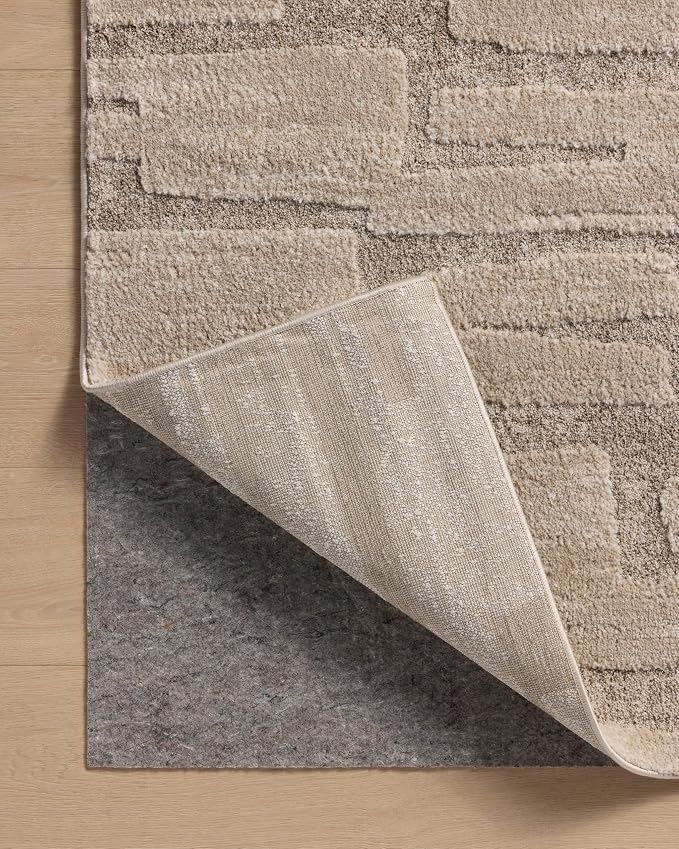 Loloi Amber Lewis Monty Collection MOT-04 Taupe/Beige 2'-7" x 10'-0", .50" Pile - Image 7