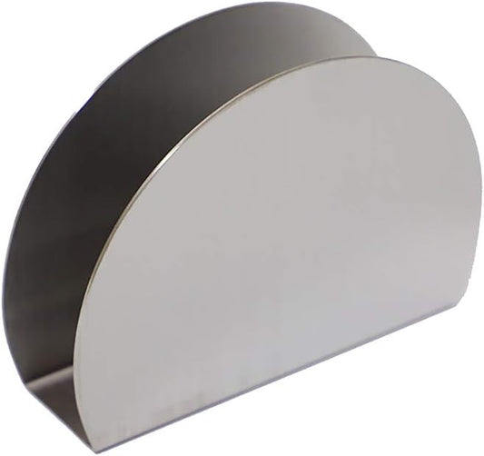 Semicircle Stainless Steel Napkin Holder Tissue Dispenser Napkin Case by Unknown