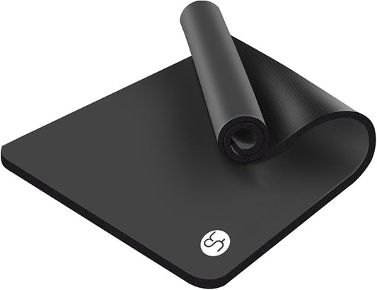 Yoga Mat for Men Women Extra Wide Exercise Mat 76"x35" 15mm Thick Large Workout by YR