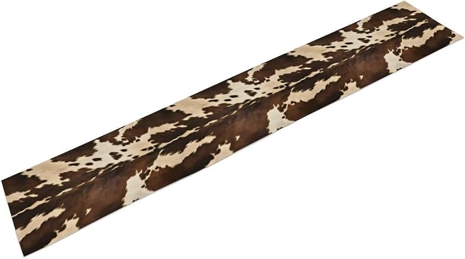 Cow Print Table Runner, 13x108 Inch - Image 5