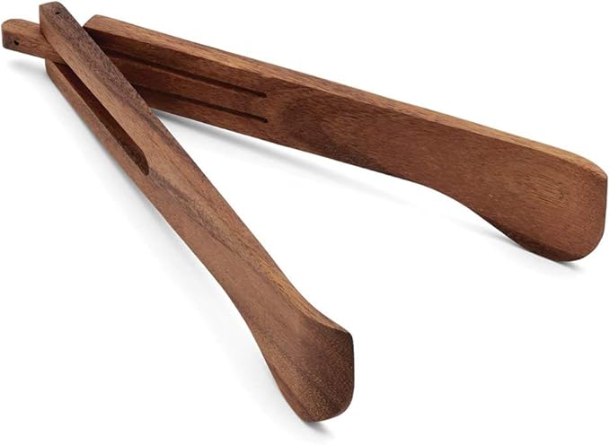 Ironwood Gourmet Spring Salad Tongs, 2.25 x 2.25 x 12 inches by Ironwood