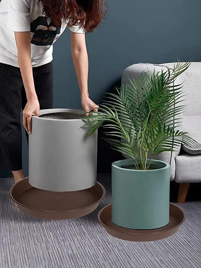 6 Pack of 10 inch Plant Saucer, Heavy Duty Plastic Plant Saucer 10 inch Round - Image 6