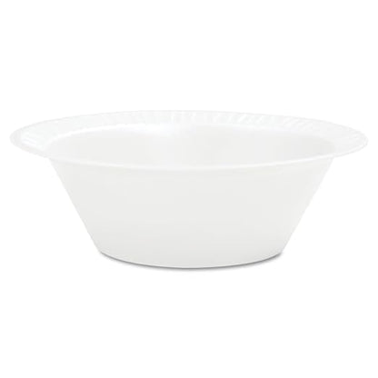 Dart 12BWWCR 10-12 oz White Unlaminated Foam Bowl - Image 2