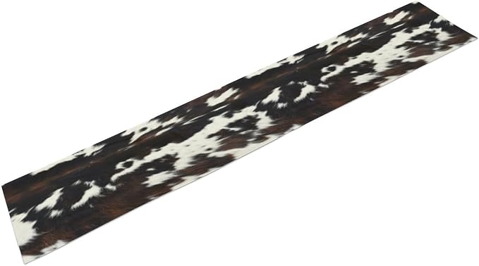 Cow Print Table Runner, 13x108 Inch - Image 7
