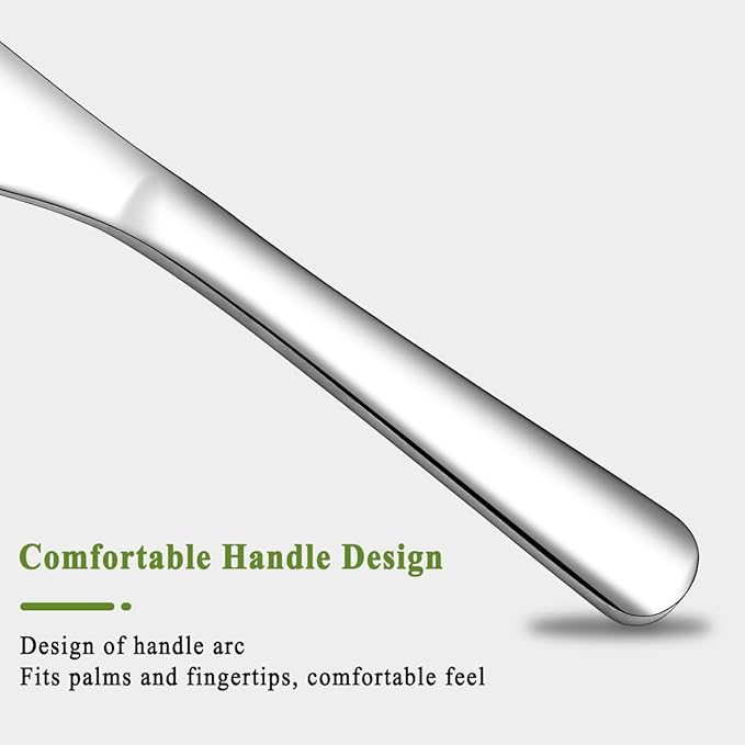 HOMQUEN Stainless Steel Butter Knife, Butter Spreader, Butter Knives, Butter - Image 4