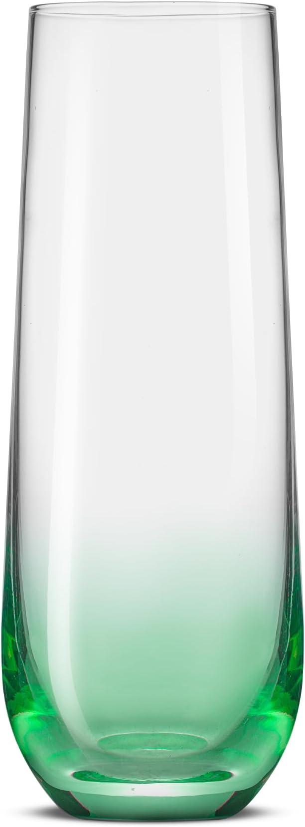 JoyJolt Hue Stemless Champagne Flutes Set of 6 Colored Glasses, 9.5oz Cocktail - Image 7