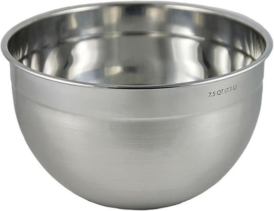 Tovolo XL Mixing Bowl Stainless Steel 7 Quart Extra Large Metal Mixing Bowls by Tovolo