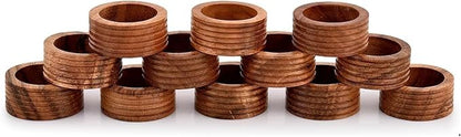 Handmade Wooden Napkin Ring Made by Artisan Beautifully Crafted and Designed in by Shafa+impex