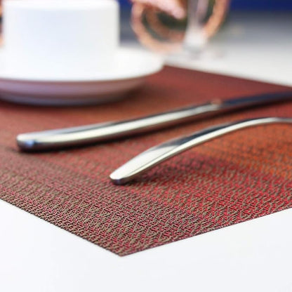 PIGCHCY Placemats Set of 12 Washable Durable Place Mats Vinyl Heat Resistant - Image 6