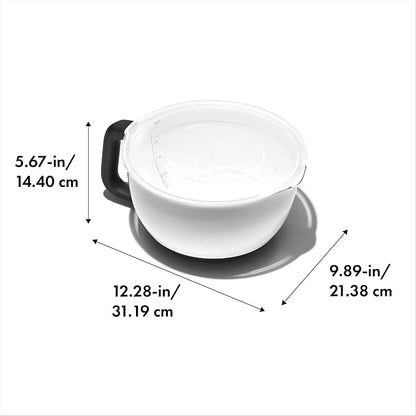 OXO Good Grips 4Qt BPA Free Plastic Batter Mixing Bow - Image 2