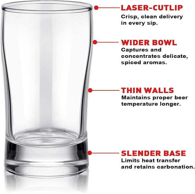 Bokon 12 Pcs Beer Flight Glasses, Small Clear Tasting Cup - Image 4