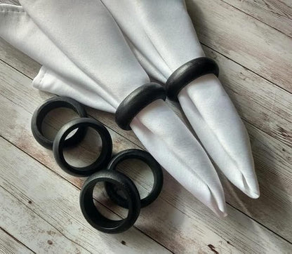 Handmade Wooden Napkin Ring Made by Artisan Beautifully Crafted and Designed in - Image 4