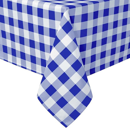 Checkered Square Tablecloth by Hiasan