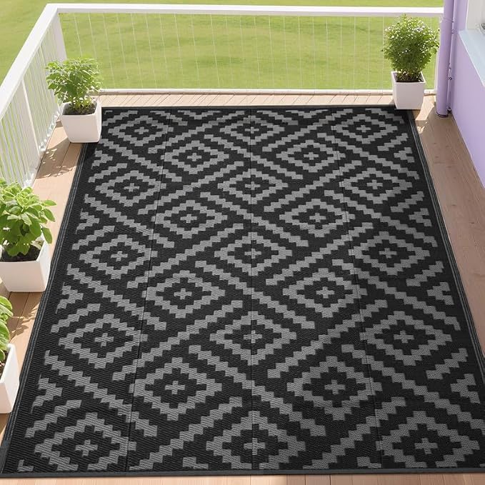RURALITY Outdoor Rugs 9x12 Feet by RURALITY