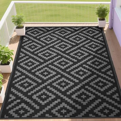 RURALITY Outdoor Rugs 9x12 Feet by RURALITY