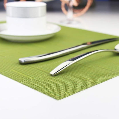 PIGCHCY Placemats Set of 12 Washable Durable Place Mats Vinyl Heat Resistant - Image 8