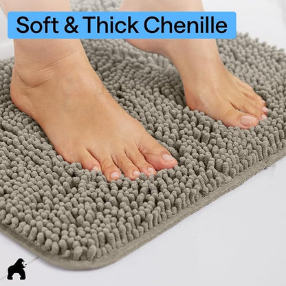 Gorilla Grip Shaggy Chenille Bath Rug Mat - Image 5