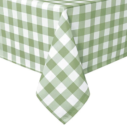 Checkered Square Tablecloth by Hiasan
