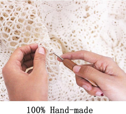Cotton Handmade Crochet Lace Oval Table Runner Black 12x60 Inch - Image 7