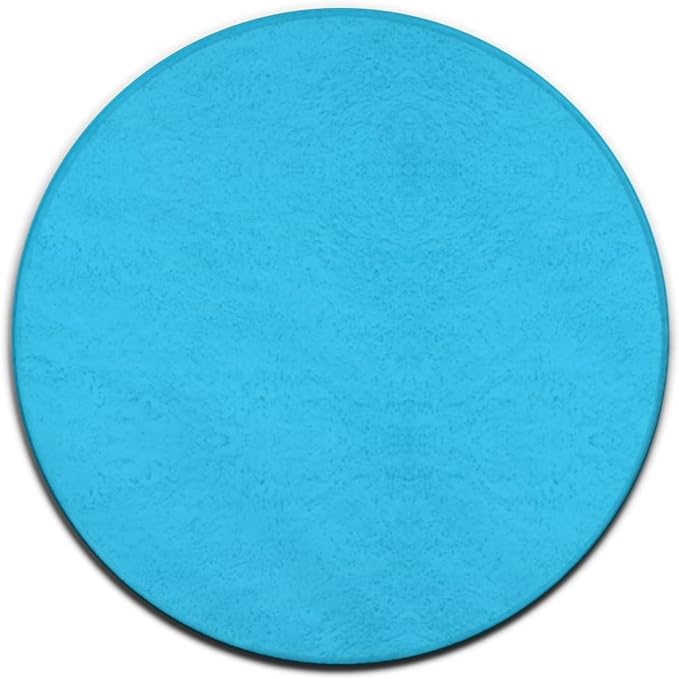 Home Decor Non Slip Kitchen Office Circle Rug, Machine Washable Modern Round by Meaudiwes