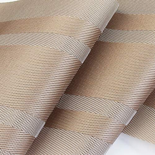 PIGCHCY Placemats with Matching Table Runner, Heat Resistant Vinyl Woven - Image 4