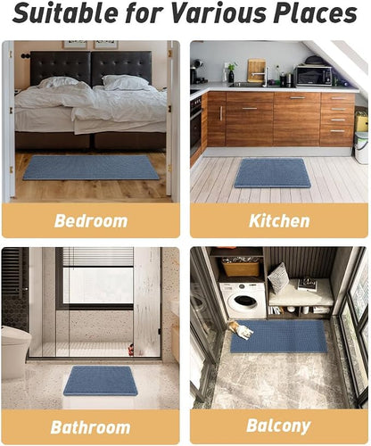 AMOAMI Upgraded Waffle Bath Mat, Super Absorbent Non Slip Bath Mats - Image 7