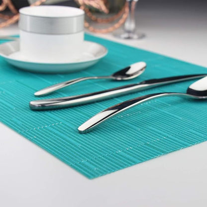 PIGCHCY Elegant Placemats and Table Runner, Durable Cleaning Set - Image 9
