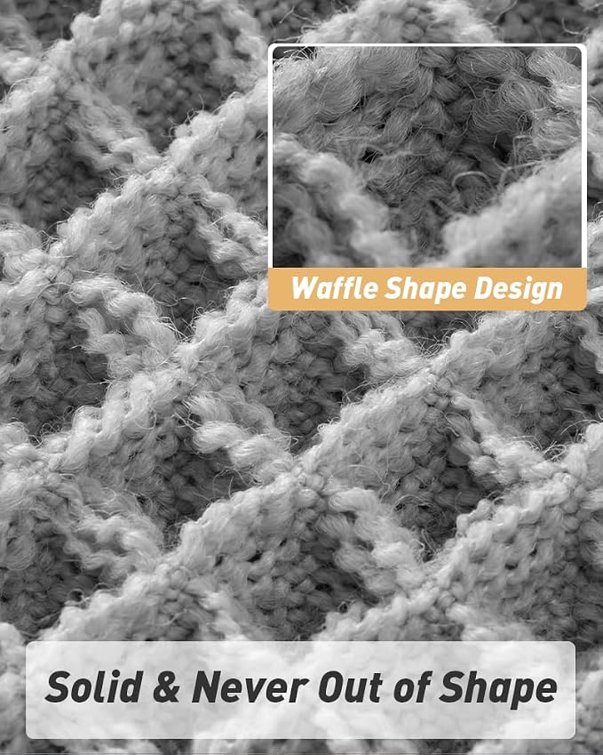 Upgraded Waffle Runner Rug Super Absorbent Non Slip Bath Mats - Image 4