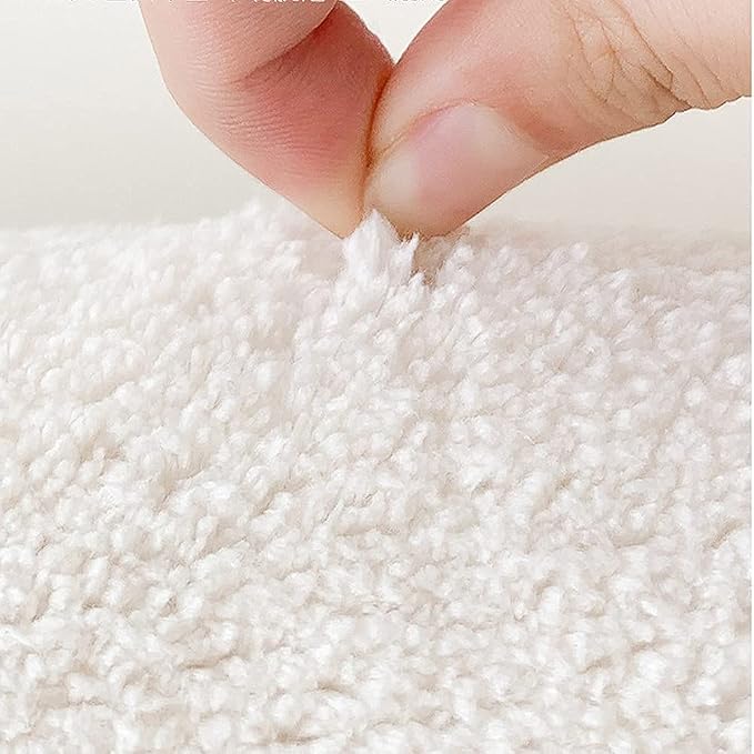 Poowe Kids Play Rug, Lovely Forest Round Area Rug Nursery Door Mat Soft Plush - Image 6