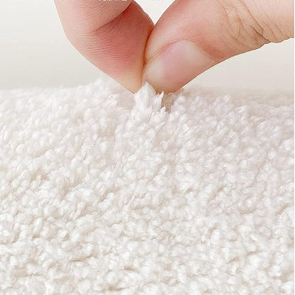 Poowe Kids Play Rug, Lovely Forest Round Area Rug Nursery Door Mat Soft Plush - Image 6