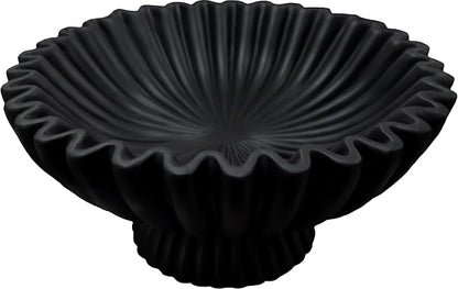 10" Large Decorative Bowl decor, Scalloped Bowls by DecorativeBowl