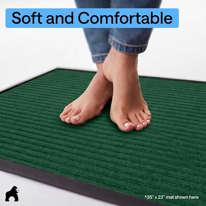 GORILLA GRIP Waterproof Traffic Guard Door Mat, Heavy Duty Entryway Mats - Image 8