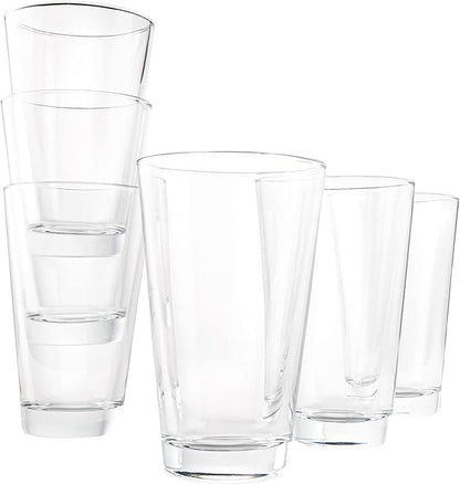 Vikko Drinking Glasses, 9.5 Ounce Water Tumblers, Thick and Durable Tapered - Image 8