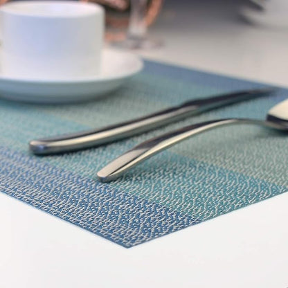 PIGCHCY Placemats Set of 8 Washable Durable Placemat Vinyl Heat Resistant - Image 3
