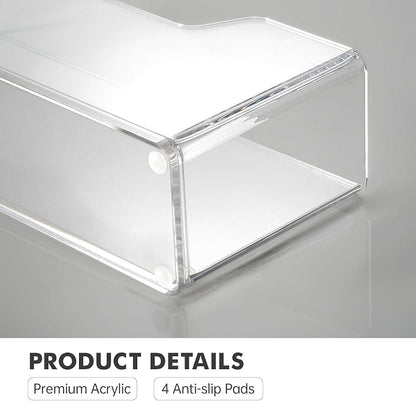 Kordory Clear Acrylic Vertical Guest Towel Holder, Large Napkin Holder | - Image 5