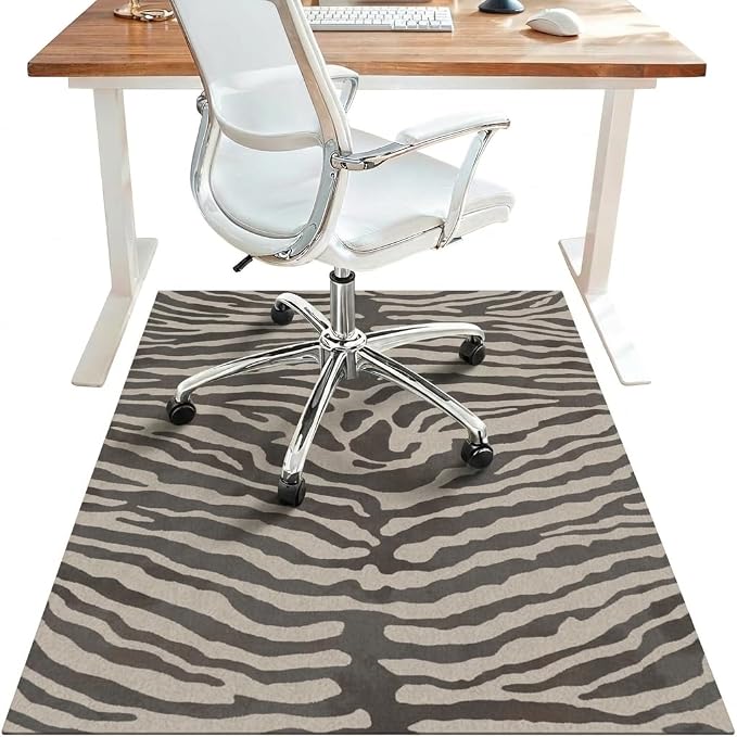 36"x48" Office Chair Mat for Hardwood Tile Floor, Under Desk Carpet Protector by BESBLEE