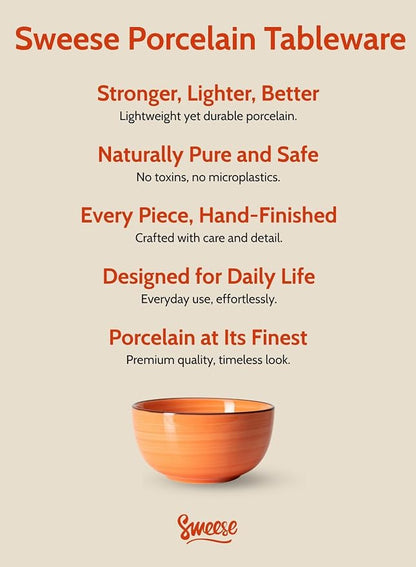 Sweese 4 Oz Porcelain Bowls Set - Image 7