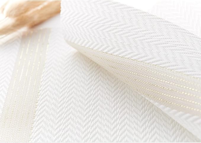 PIGCHCY Placemats Set of 4, Luxurious Elegant Placemats Non-Slip Washable - Image 5